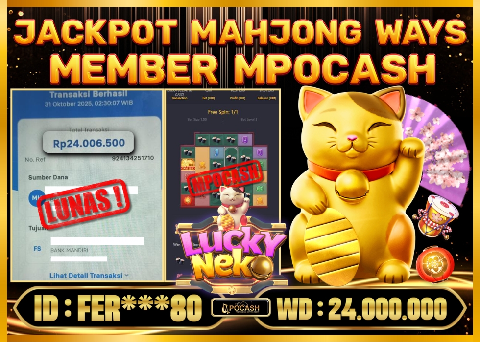 MPOCASH JACKPOT MAHJONG WAYS